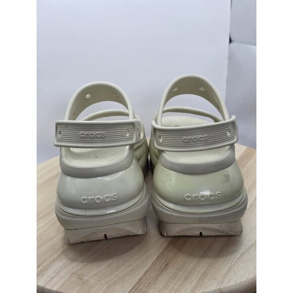 Crocs Classic Mega Crush Clog Ivory Bone womens size 7 Platform Sandal 2079882Y2 - Picture 5 of 8